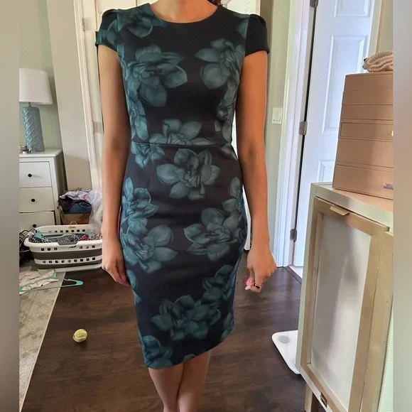 green emerald velvet dress Beautiful Vintage Betsey Johnson Bottle Green Silk Floral Print Dress –  Xtabay Vintage main image 1